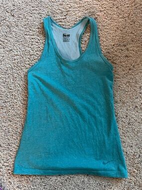 Nike Teal Racerback Dri-FIT Tank Top